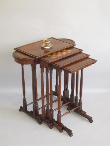 rosewood nest of tables