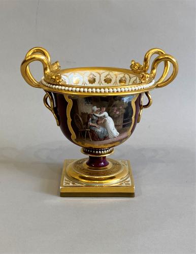 A Superb Flight Barr & Barr Worcester Campana Shape Vase, Circa 1820