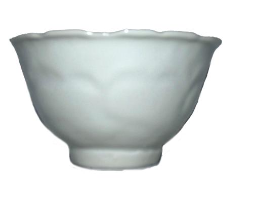 Late Ming Transitional Early Qing Molded Bowl