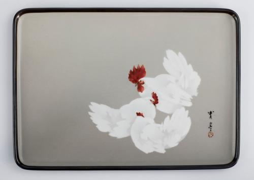 Japanese Cloisonne Enamel Tray – Namikawa Sosuke  