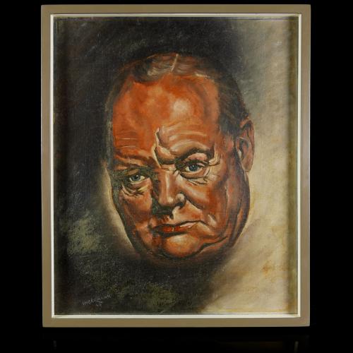 Second World War Winston Churchill Portrait, 1944