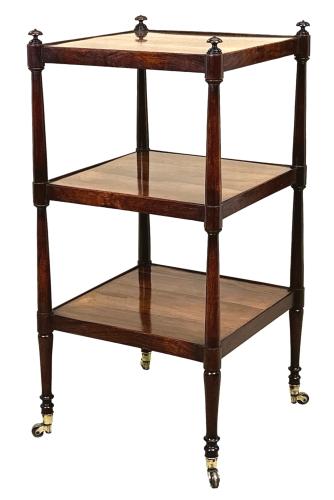 Small Regency Rosewood Whatnot