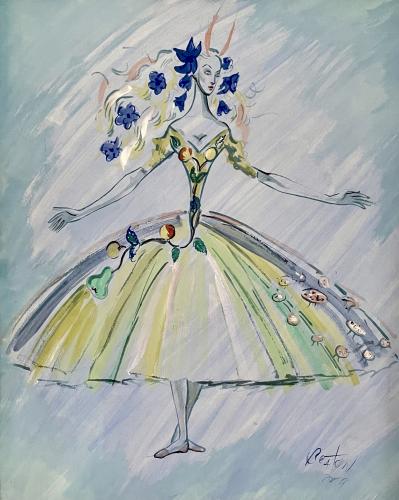Sir Cecil Beaton - Ballet Costume Design for Le Pavillon - 1936