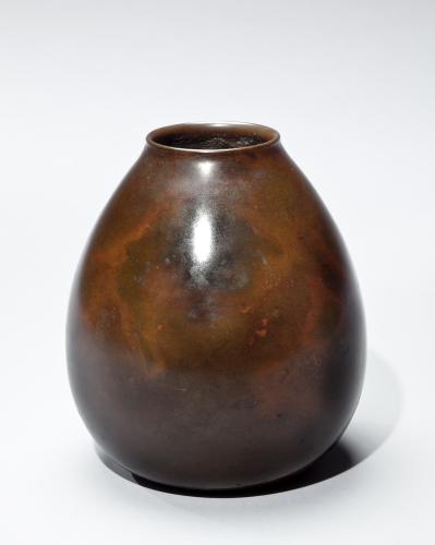 Bronze ​Flower Vase of Pear Form, Japan, Meiji period (1868–­1912)