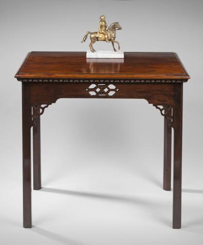 Chippendale mahogany side table