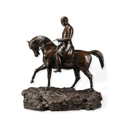 An equestrian bronze of the Duke of Wellington by Edward Baily, 1844