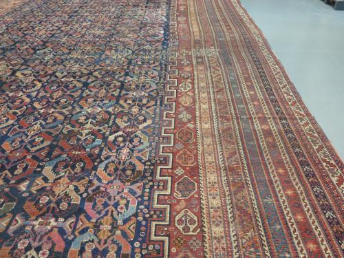 Unusual Early Afshar Carpet