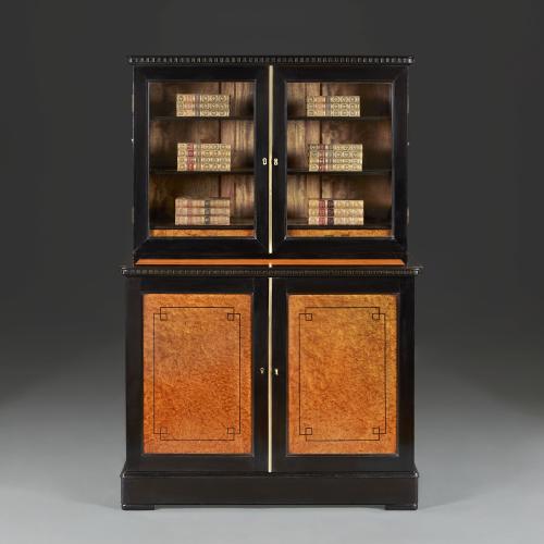 Rare Anglo Chinese Campaign Bookcase
