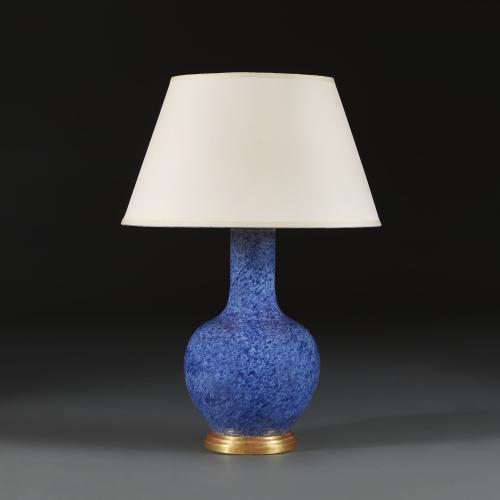 A Robin’s Egg Blue Vase as a Lamp