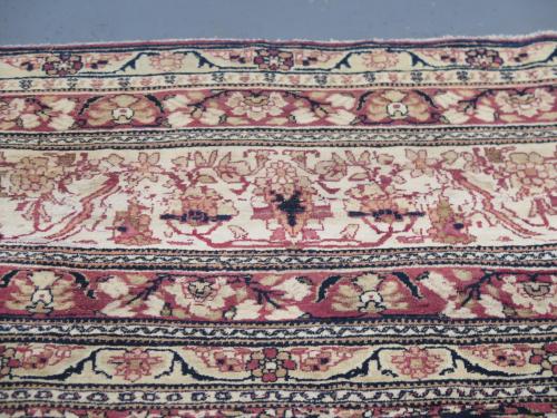 Unusual Laver Kirman Carpet, circa 1870s