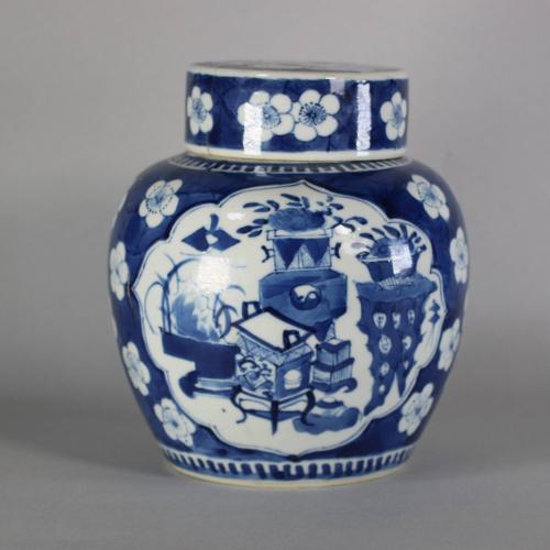 Kangxi ginger jar, 18th century