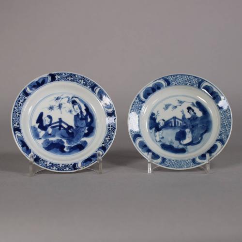 Pair of Kangxi plates