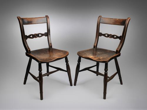 Pair of Bar Back "Oxford" Windsor Chairs