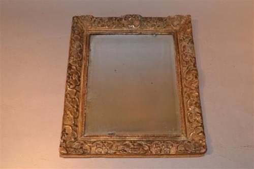 A Queen Anne giltwood mirror