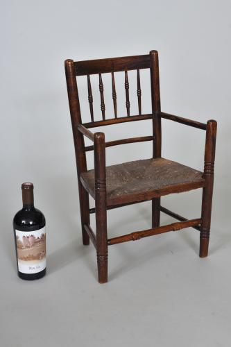 19th century country child's chair