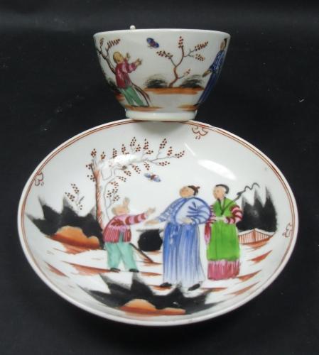 Newhall porcelain tea bowl and cover