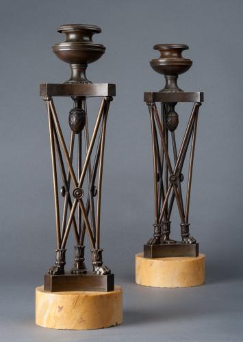Athenienne Candlesticks after Thomas Hope
