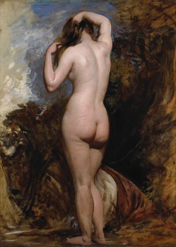 Standing Female Nude from Behind, William Etty R.A. (1787 – 1849)