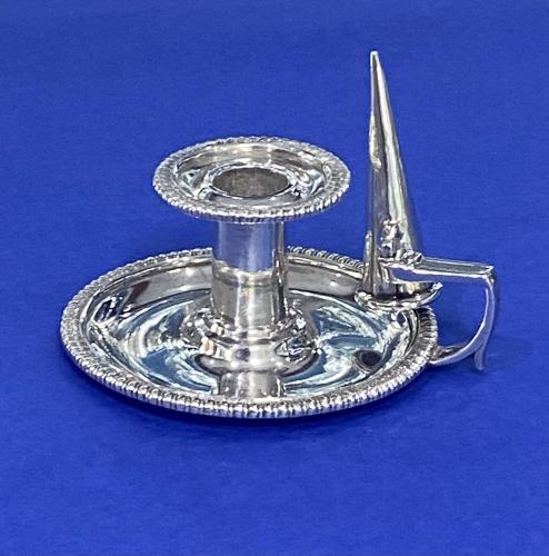 Georgian silver taperstick 1810 William Fountain 
