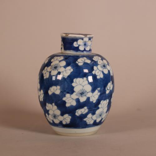 blue and white kangxi ginger jar