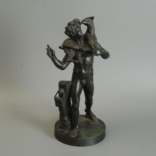 Grand Tour Bronze Figure of Bacchus
