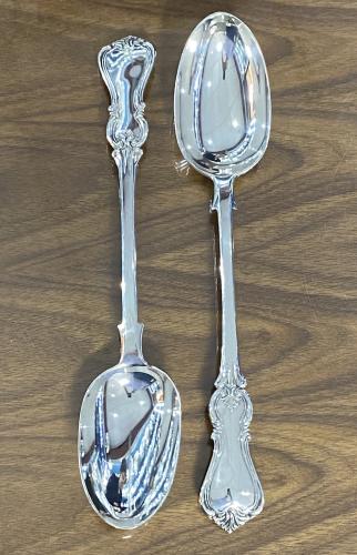 Albert pattern silver spoons1895