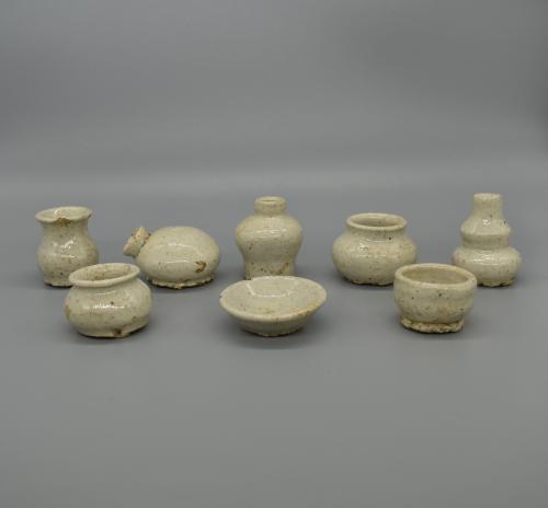 Collection of miniature Korean vessels