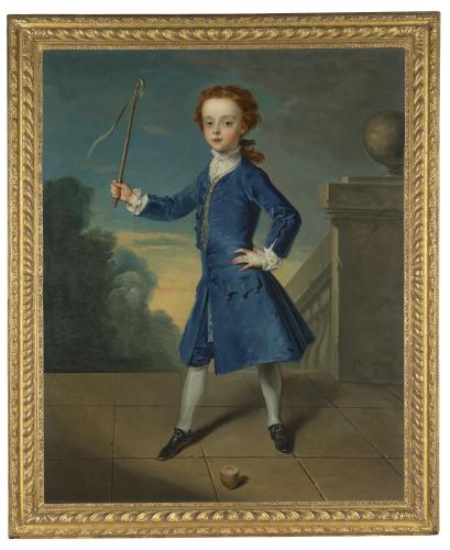 Philippe Mercier, Boy with a spinning top