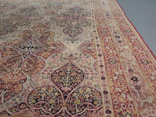 Exceptional circa 1880 Laver Kirman Carpet