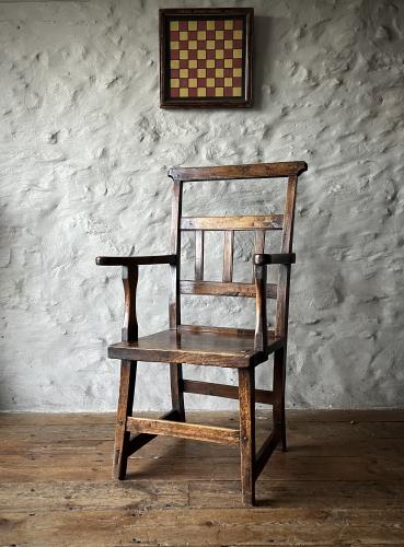 Vernacular Welsh oak arm chair