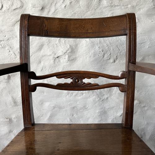 Welsh oak arm chair