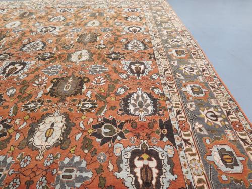 Fine circa 1900 Veramin Carpet
