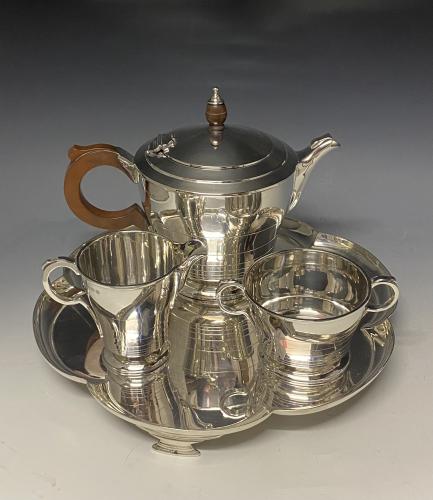 Art Deco silver tea service 1936