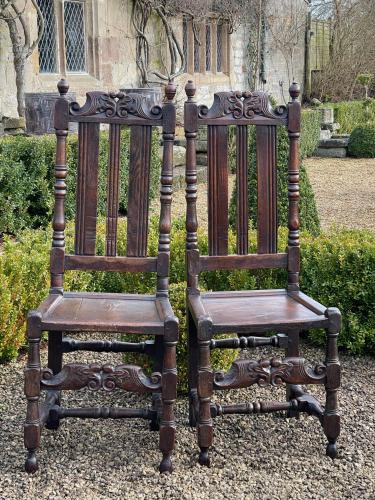 17th Century Oak Chairs