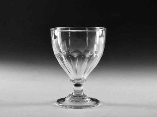 Antique glass rummer English circa 1800
