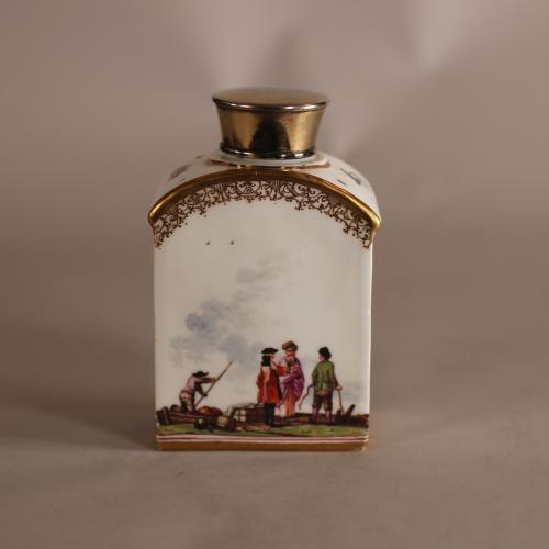 Meissen tea canister c.1740