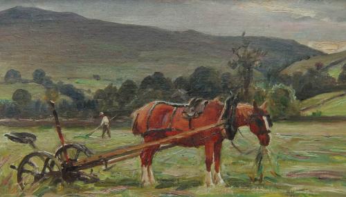Ernest Higgins Rigg, The Plough Horse at Rest