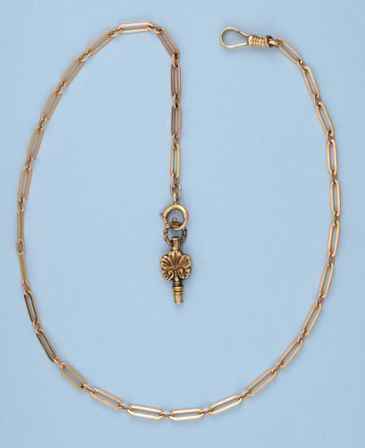 Gold Chain and Gilt Key