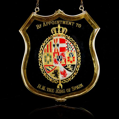 A Royal Warrant Holders Appointment Sign to the King of Spain, 1910