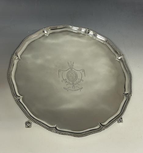Georgian silver salver 1774 John Carter James Medlicott 