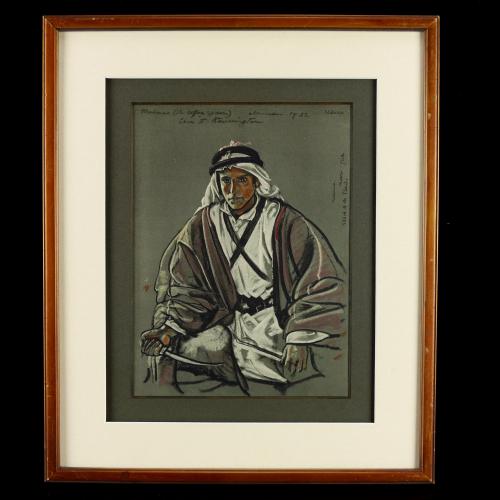 Lawrence of Arabia - Portrait of Mahmas, 1926