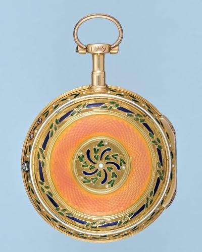 Gold and Enamel French Verge
