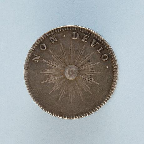 William III silver pocket piece laudatory medal