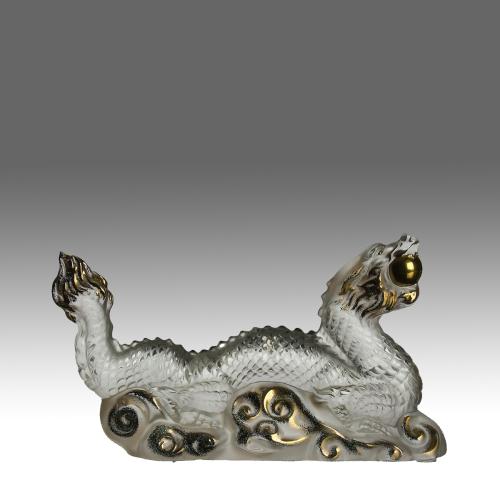Contemporary 21st Century Glass "Tianlong Dragon" by Lalique Glassworks