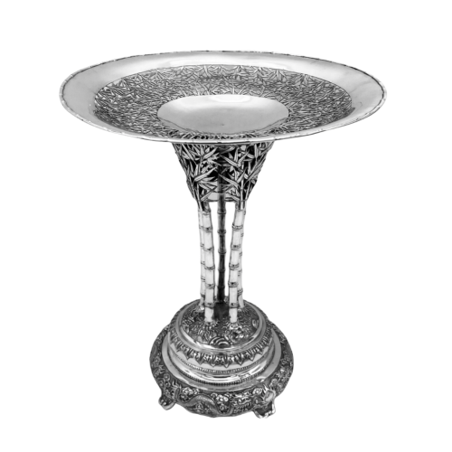 Chinese Export Silver Centrepiece