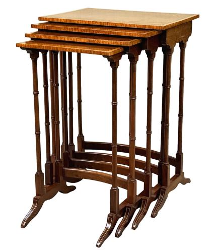 19th Century Mahogany Quartetto Nest Of Coffee Tables