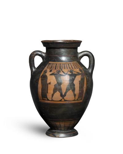 An Attic black-figure amphora of Type B