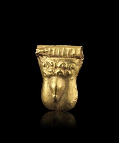 A Graeco-Roman gold phallic amulet