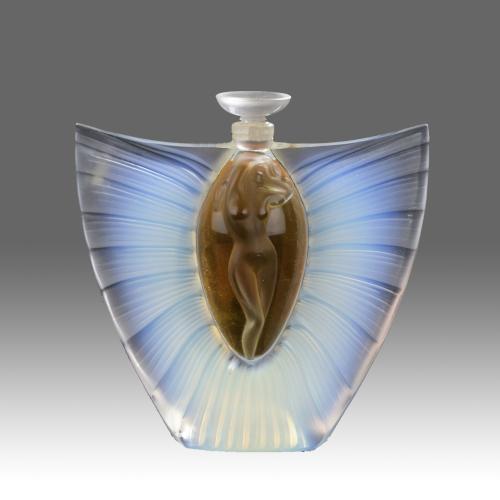  21st Century Limited Edition Opalescent Glass "Sylphide Flacon" by Lalique