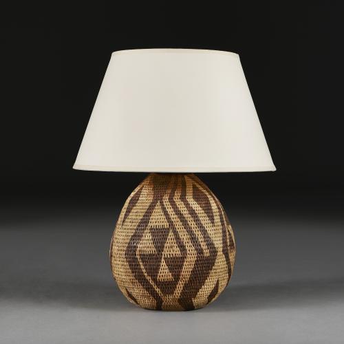 Zulu Basket Weave Lamp